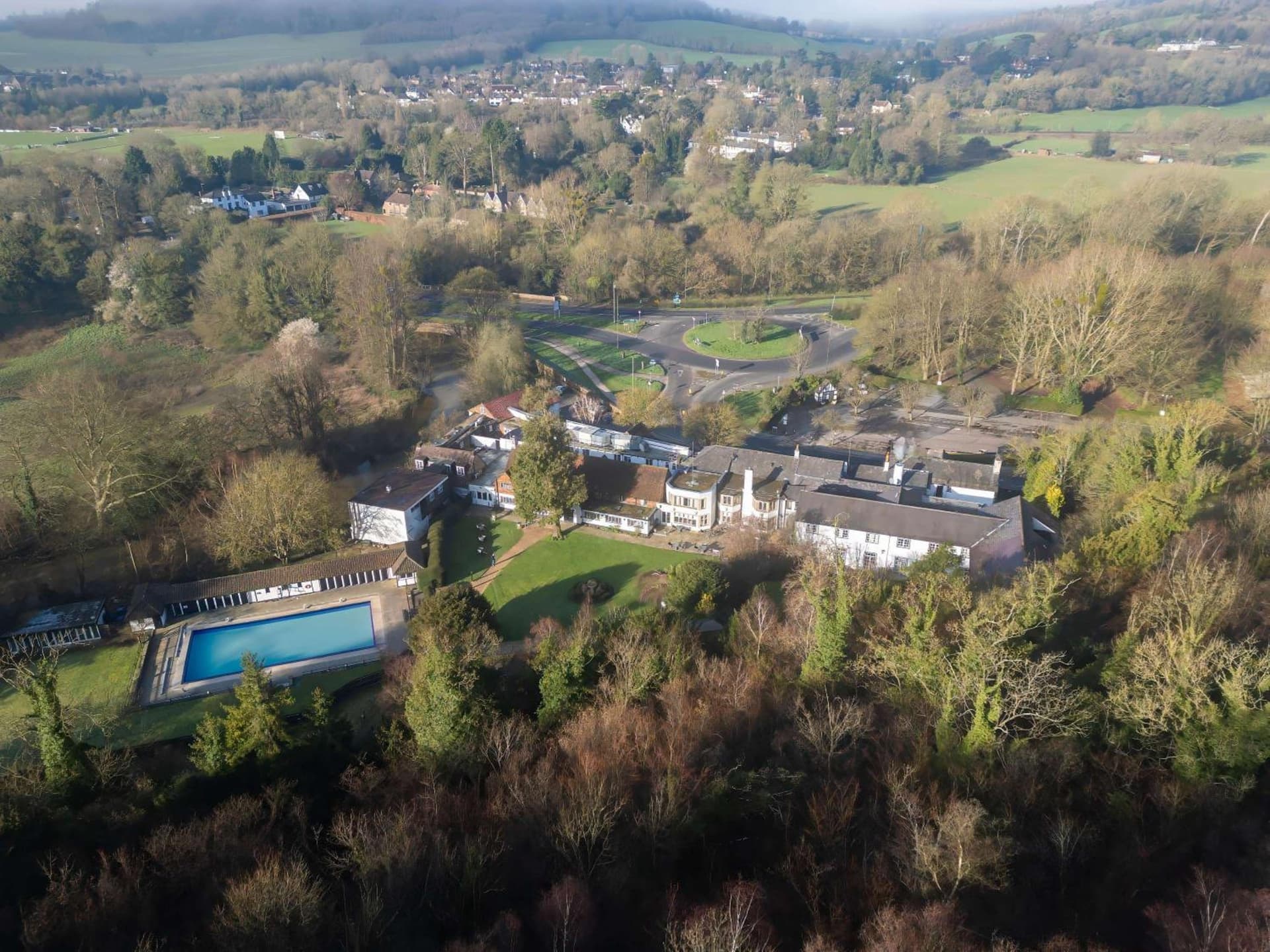 Sunday Box Hill Burford Bridge Hotel
